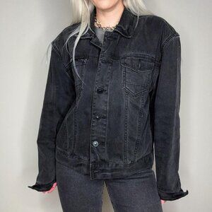All Saints Black Denim Jacket